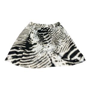Worthington Midi Skirt Multicolor All-Over Print Pleated Lined Women’s Size 18